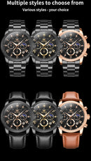 OLEVS 3660 Mens Watch Business Simply Original Quartz Watch Waterproof Luminous Watch For Man Multifunctional Chronograph Reloj