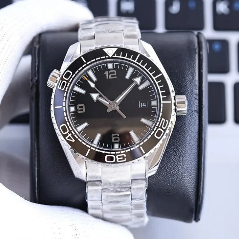 2025 NEW Luxury old brand 007 ceramic ring series men's watch fully automatic mechanical watch multi-function waterproof unisex