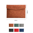 A4 Leather File Folder Package Business Document Organizer Simple Briefcase Data Contract Bill File Bag School Office Supplies