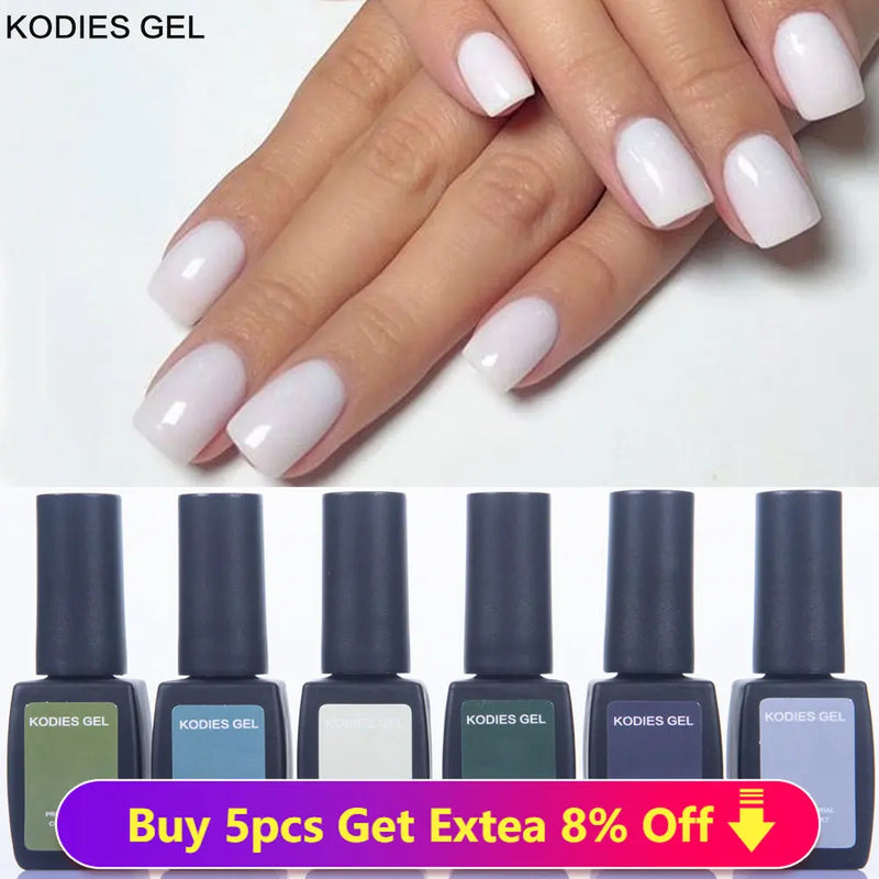 KODIES GEL 8ML Nail Gel Polish Varnish Soak Off Funny Bunny UV Nude Gelcolor Manicure Semi Permanent Vernis Gellak for Nails Art