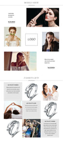 New Fashionable And Elegant Women's Crystal Necklace Earrings Fine Party Dress Set Chain Bridal Wedding Accessories Gift