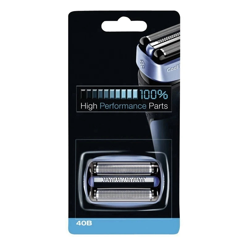 Cabezal de repuesto 40B para afeitadoras eléctricas Braun CoolTec CT2s, CT2cc, CT4cc, CT4s, CT4cc, CT5cc y CT6cc