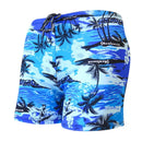 Terrific Swimming Trunks Eye-catching High Elasticity Quick Dry Sharp Printing Swimming Shorts