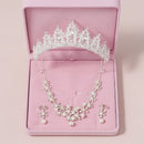Bride Crown 3-piece Set of Artificial Crystal Sweet Birthday