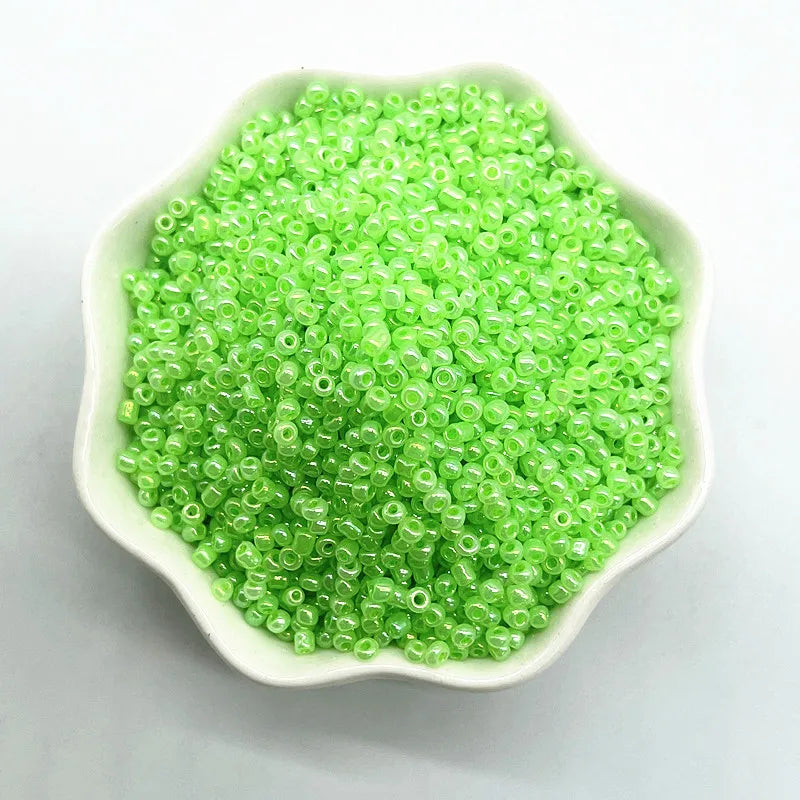 15g/lot 2mm 3mm 4mm Effect of The Cream Charm Czech Glass Seed Beads DIY Bracelet Necklace Beads for Jewelry Making Accessories