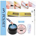 2/3pcs Extension Nail Polish Set Clear White Pink Gold Foil Glitter Quick Builder Gel Uv Led Nail Glue Nail Tips Extension Kit