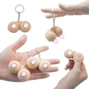 Llavero de senos, llavero de pechos para amantes, llavero de metal sexy con senos, llaveros individuales, regalos para mujer, llavero para hombre