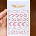 1 Pc Nail Strip Stickers Black/Gold/Rose Gold/Silver Metal Strip Tape Nail Art Adhesive DIY Foil Tips Nail Sticker Decals NK11