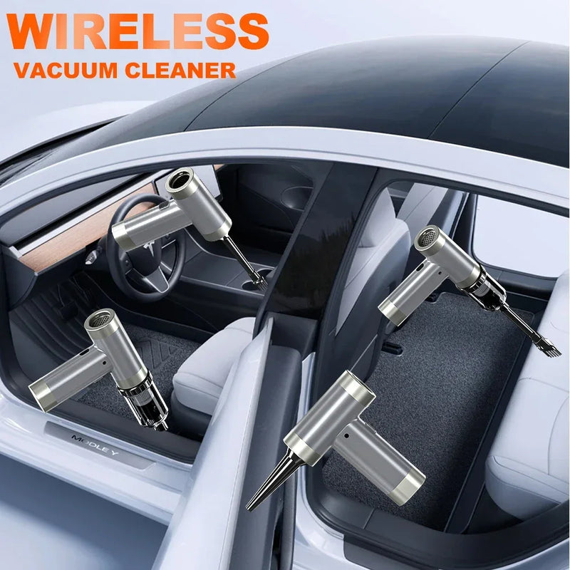 SZUK Electric Air Blower Mini Turbo Jet Fan  High-Speed Turbo Violent Fan Rechargeable Powerful Dust Blower Car vacuum cleaner