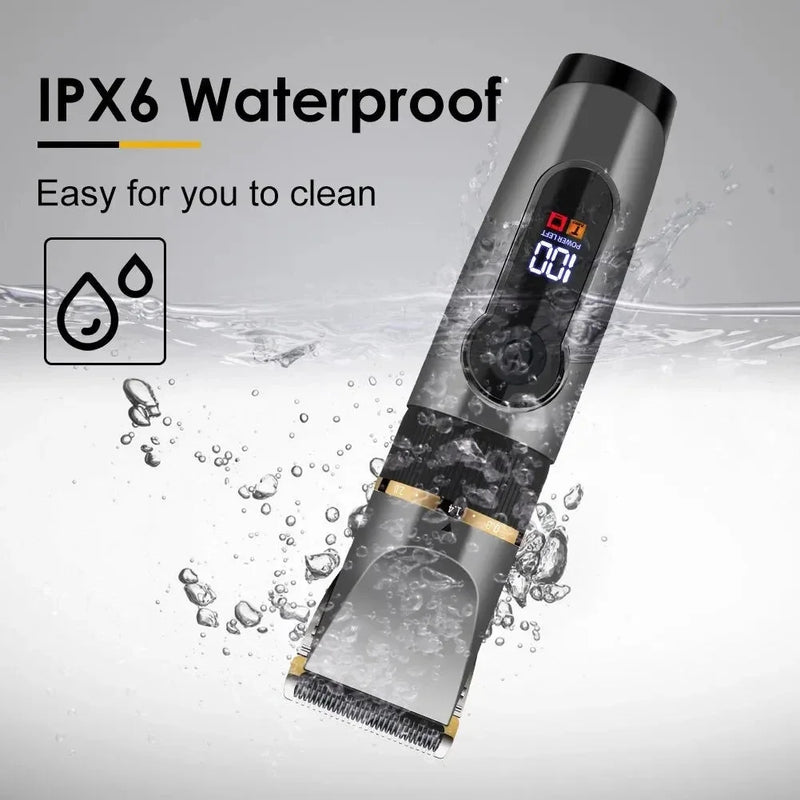 Xiaomi Professional Hair Clipper Electric Trimmer For Men Beard Kids Barber Cutting Machine Haircut LED Screen Waterproof