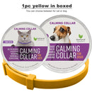 Pet Calming Collar for Cats Effective Relief Reduce Anxiety Stress Pheromones Relaxing Breakaway Collar for Kittens Puppies Dogs