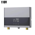110V 220V Instant Water Heater Bathroom Kitchen Wall Mounted Electric Water Heater LCD Temperature Display with Remote Control