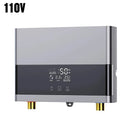 110V 220V Instant Water Heater Bathroom Kitchen Wall Mounted Electric Water Heater LCD Temperature Display with Remote Control
