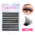 Abonnie Lash Clusters DIY Eyelash C/D Curl Mega 60 Segmented Fluffy Volume Individual Clusters Lashes