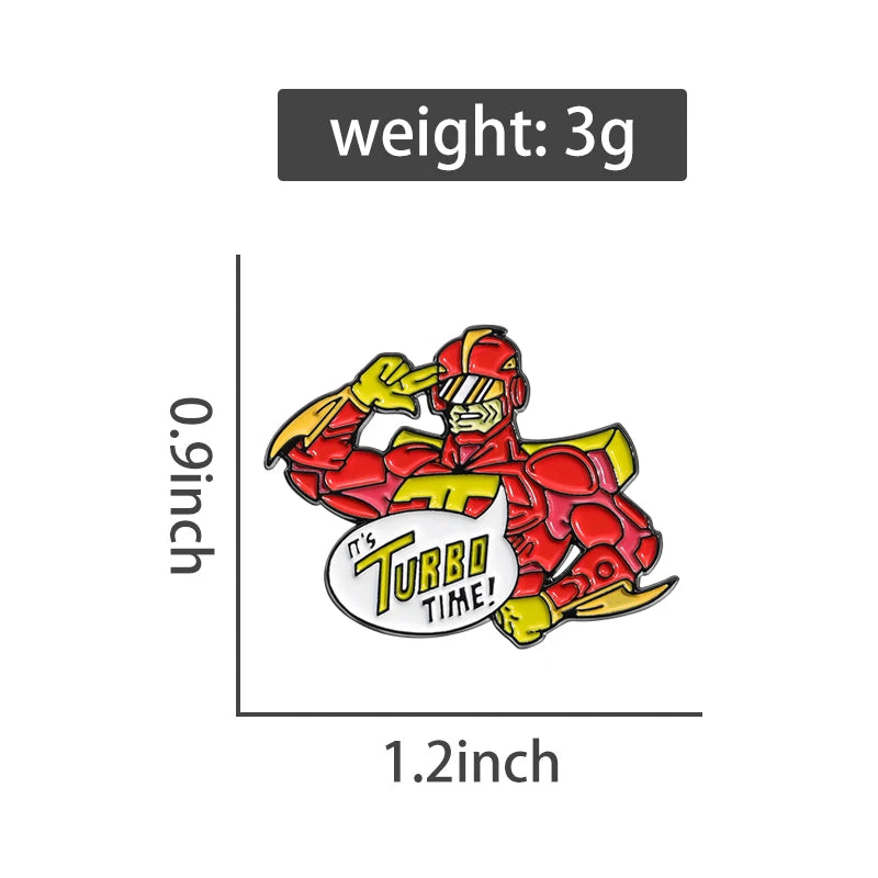 Movie Characters Enamel Pins Custom Handsome Hero Brooches Lapel Badges Funny Jewelry Gift for Fans Friends