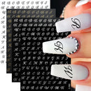 4Sheets Moon Star Heart Sun Mysterious Celestial Design Nail Art Stickers Self Adhesive Manicure Sliders For Nail Art Decoration