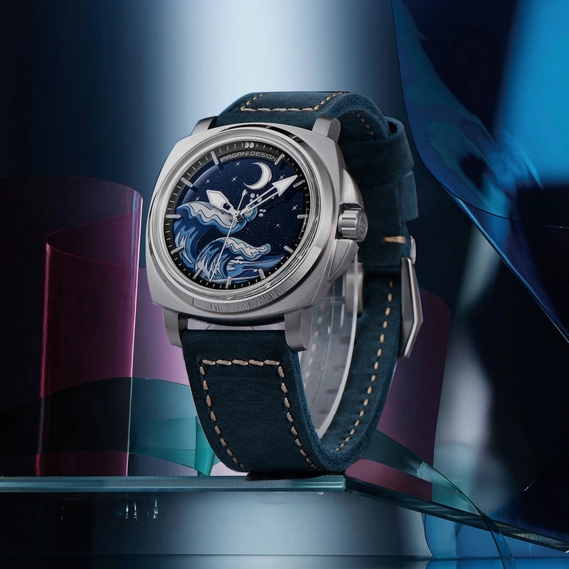 New PAGANI DESIGN 43MM Men Mechanical Watches Luxury Sapphire Glass Automatic Watch 100M Waterproof Super Luminous Watch for Men