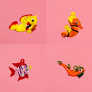 Floating Glass Tropical Fish Mini Figurine Pendant Aquarium Decoration Accessories Japanese Style Sea Animal Tiny Statue Fish