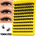 Cluster Lashes Mixed Tray Individual Eyelashes 3D Volume Eye Lashes Soft Natural Lashes Makeup Tools