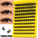 Cluster Lashes Mixed Tray Individual Eyelashes 3D Volume Eye Lashes Soft Natural Lashes Makeup Tools