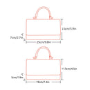 Handbag Party Bag All-match Messenger Bag Square Handbag Messenger Bag Flower Chain Mini Handbag Leopard Print Lion Tiger Party