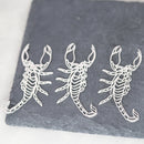 Cute Cat Moon Bear Deer DIY Tassels Earrings Stainless Steel Pendant For Jewelry Making Insect Charms Snake Necklace Accessory