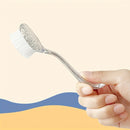 1pc Plastic Hamster Brush with Soft Bristles - Transparent Pet Grooming Comb for Mice and Small Animals,