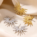 Gold Color Love Heart Earrings For Women Bow Stud 2023 Trend Simple Knot Earrings Piercing Fashion Jewelry Valentine's Day Gifts