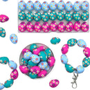 5/10PCS 3D Easter Series Silicone Focal Beads DIY Necklaces Jewelry Plastic Pen Beads Key Chain Car Decoration Chains Bag Chains