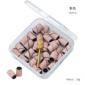 100pcs/box Nail Art Sanding Bands Pink Green Purple Grinding Sand Ring Bit for Electric Drill Machine Accessories Manicure Tools