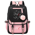 New Street BoyUSBBackpack Animation School Bag Teenagers Canvas Notebook Backpack