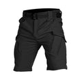 Summer Men Quick Dry Tactical Shorts Men Knee Length Cargo Pants Breathable Stretch Outdoor Waterproof Multi-Pockets Trousers