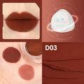 FOCALLURE 12 Colors Lip Cream Smooth Matte Lipstick Waterproof Long Lasting Moist Lip Cheek Dual-Use Women Beauty Cosmetic
