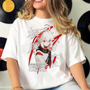 Genshin Impact t-shirts women comic Tee girl manga 2000s clothing