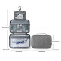 Waterproof Folding Handbag Large Hanging Hook Toiletry Bag Travel Makeup Cosmetic Razor Storage Organizer Case Bathroom Supplies