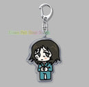 Hot Horror Game Chibis Keychains for Accessories Bag Cute Jimmy Curly Anya Sallyface Keyrings Jewelry Friends Gamer Gaming Gifts