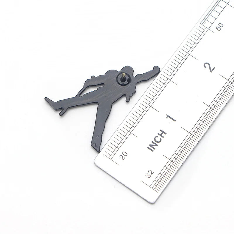 Pins and Brooches for Women Men Lapel Pin Backpack Bags Hat Badge Gifts Metal Figure P3392 Dongmanli Enamel