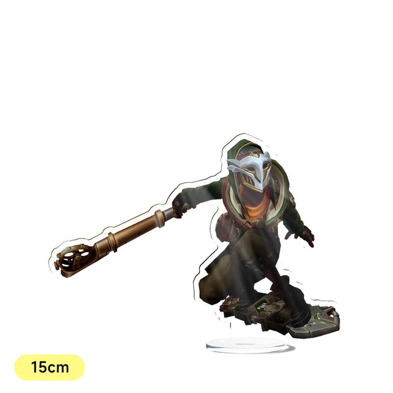 Anime Arcane League of Legends Jinx Vi Acrylic Acrylic Stand Cosplay Model Plate Desk Decor Standing Sign Prop Fans