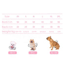 Coat Yorkies Chihuahua Shih Tzu Pug Clothes for Small Plush Puppy Cat Outfits Bear Embroidery Pet Dog Vest Dogs Winter Warm Dog