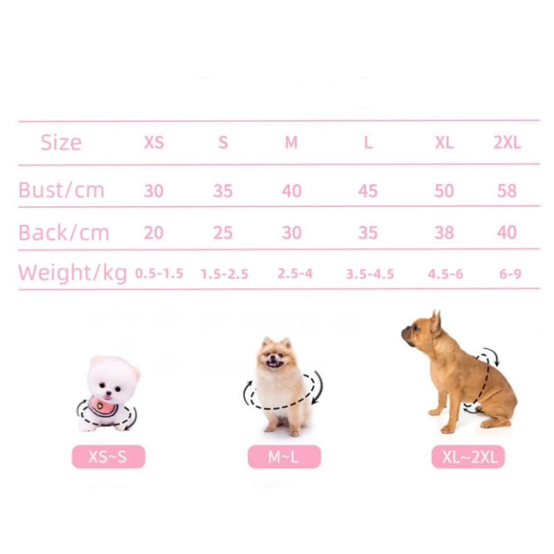 Coat Yorkies Chihuahua Shih Tzu Pug Clothes for Small Plush Puppy Cat Outfits Bear Embroidery Pet Dog Vest Dogs Winter Warm Dog