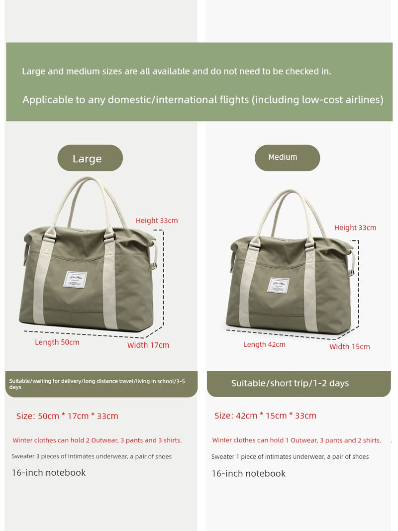 Women's Satchel Clothing Storage Casual Maternity Travel Bag