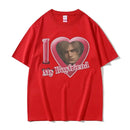 I Love My Boyfriend Leon S Kennedy Graphic T-shirt Women's Harajuku Cool Fashion T-shirt Women's Extra Large T-shirt