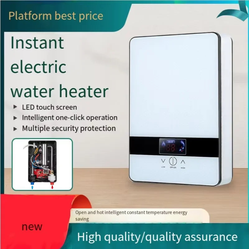 2025Instant electric water heater household bath machine small fast hot constant temperature shower rental room water heater