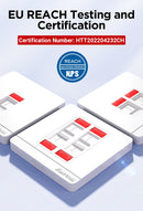 AMPCOM RJ11 RJ45 Faceplate Wall Socket Wallplate Face plate 1-Port 2-Port 4-Port Networking Telephone Socket Outlet Mount Panel