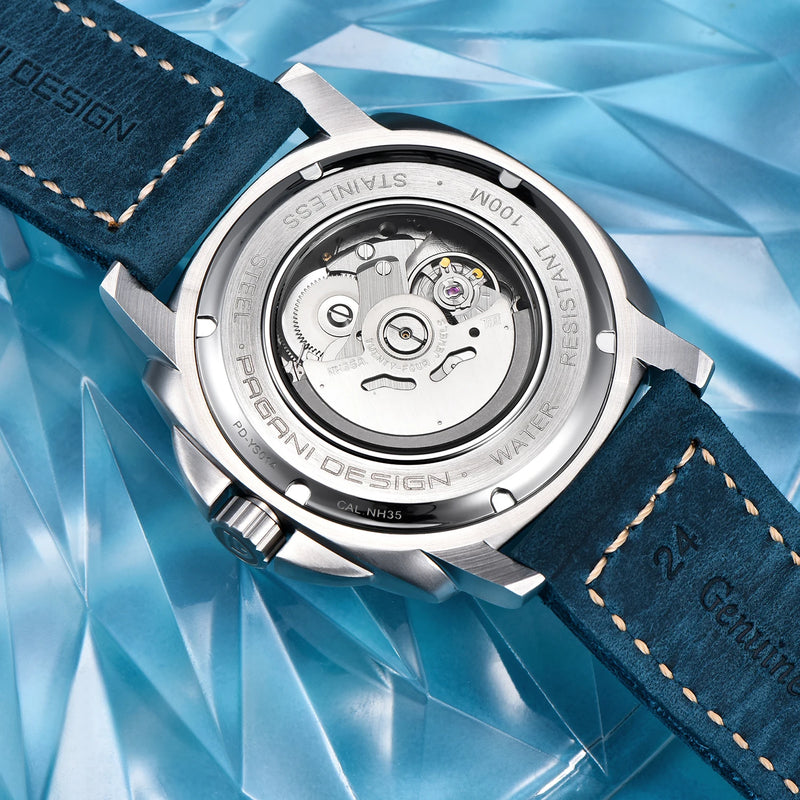 New PAGANI DESIGN 43MM Men Mechanical Watches Luxury Sapphire Glass Automatic Watch 100M Waterproof Super Luminous Watch for Men