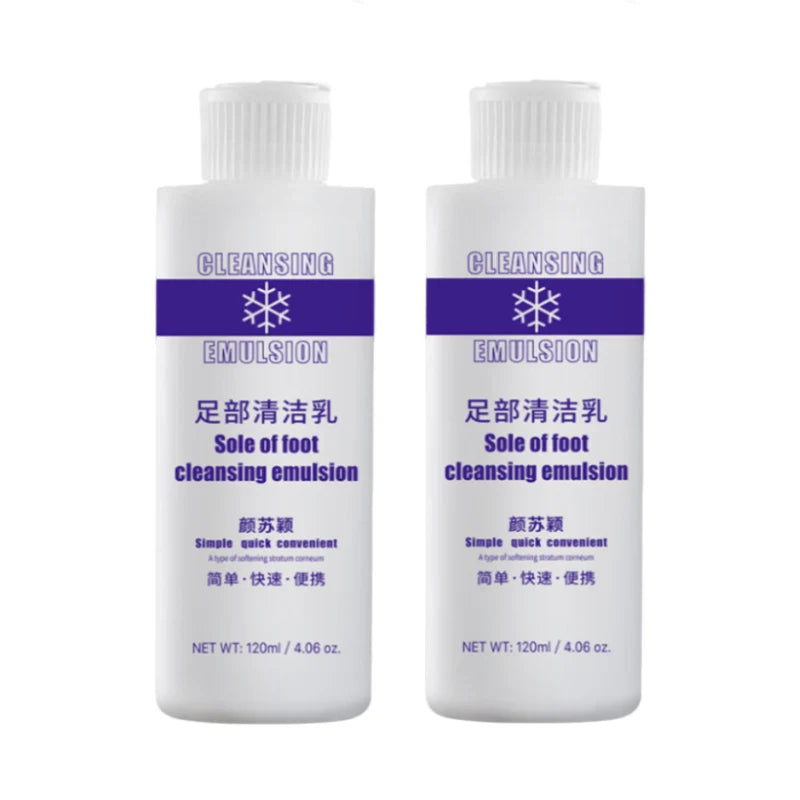 120ml Foot Exfoliator Softener 7 Seconds Remove Dead Skin & Calluses Foot Mask Anti-Cracked Heel Enhancer Nail Pedicure Kit