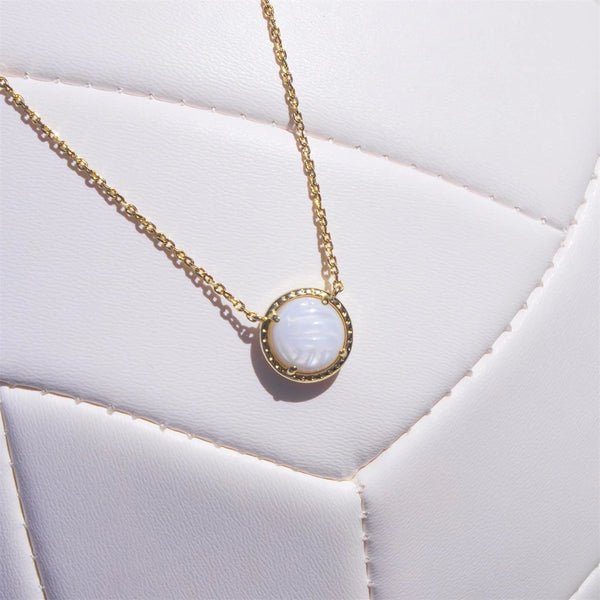 Sports Series Volleyball Necklace Women's Sports Style Cheer Horn Shell Necklace Ins Hot Selling New Product Color Preserving