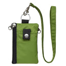 Wallet ID Badge Holder Waterproof Nylon Zipper Pouch and Lanyard Student Bus Transfer Cards Cash Coin Travel Bag RFID Blocking