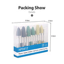 HP0412 12pcs/Kit Dental Resin Base Hidden Denture Polishing Kits for Low Speed Contra Angle Handpiece Denspay Dentistry Tools