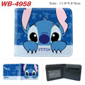 Miniso Cartoon Stitch Wallet Short Purse with Coin Pocket